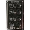 FNI PANNELLO ELETTRICO 12VOLT CON 4/5 INTERRUTTORI A LEVA + PRESA