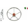 GFN VOLANTE IN ACCIAIO INOX LUCIDATO A 5 RAZZE DA BARCA TIMONE RUOTA - su ordine