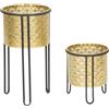 Mauro Ferretti PORTA VASI GLISSY STAND COPPIA -B-