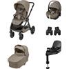 Maxi Cosi Trio Oxford + con Pebble 360 Pro² + Base FamilyFix 360 Pro e Adattatori OMAGGIO- Maxi-Cosi Twillic Truffle