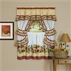 Achim Home Furnishings Black Eyed Susan Finestra Tenda Cottage Set, 144,8 x 91,4 cm, spezie, 144,8 x 91,4 cm