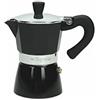 Tognana Coffee Star Black, Caffettiera Moka, 2 Tazze, Alluminio, Nero