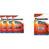 Corp. Panasonic Batteria al litio Panasonic CR123A 3V - Blister 1x3 - Confezione da 3 blister & Panasonic CR123 batteria al litio cilindrica per dispositivi leggeri con elevato fabbisogno energetico