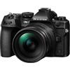 Om System Fotocamera Mirrorless 20Mpx OM 1 Mark II Kit 12 40mm PRO II Black V210