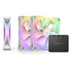 NZXT F120 RGB DUO Triple Pack Case per computer Ventilatore 12 cm Bianco 3 pz