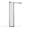 NoFlyStore Zanzariera Avvolgente SILVER.05: Binario Ultrasottile 3mm, Scorrimento Frizionato, Facile Installazione con 2 Viti
