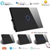 Tuya Interruttore Touch Nero Smart Matter WiFi da Parete Serie Prestige