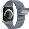 Higgs Nylon Compatibile con Cinturini Apple Watch 40mm 41mm 38mm 44mm 45mm 46mm 42mm 49mm, Sport Solo Loop Cinturino per iWatch Serie 11 10 SE 9 Ultra3/2/1 8 7 6 5 4 3 2 1 per Donna Uomo
