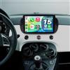 ACAVICA Autoradio per Fiat 500 2007-2015 Android 15 4+64GB - Schermo 9 1280x800 con Wireless CarPlay Android Auto - GPS Navigatore, Bluetooth 5.4, WiFi 6.0, DSP, Touchscreen