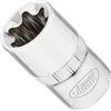 ViGOR V2197N Bussola T 1/2 E20, attacco quadrato da 1/2 pollice (12,5 mm), profilo E, lunghezza 38 mm, Azionamento di alta qualità per lavori di precisione'.