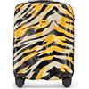 CRASH BAGGAGE Icon Set | 3 Trolley rigidi da Viaggio (S + M + L) Valigie di Design Italiano con Chiusura TSA e 4 Ruote girevoli EASY LIFE KIT in Omaggio 3 Custodie per Valigia (3 Pezzi) Tiger Camo