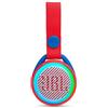 JBL JR POP Speaker Bluetooth Portatile per Bambini, Cassa Altoparlante Bluetooth Impermeabile IPX7 con Luce Multicolore, fino a 5 Ore di Autonomia, Rosso