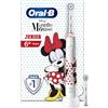 Oral-B Spazzolino Elettrico Ricaricabile Junior Minnie +6 Anni, 2 Testine, 1 Spazzolino