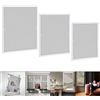 TRMLBE Zanzariera per finestra con telaio in alluminio, 120 x 140 cm, zanzariera per finestre, senza forature e viti, protezione dagli insetti, colore: bianco