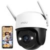 Imou 4MP Telecamera Wi-Fi Esterno, Telecamera WiFi da Esterno 2.5K, 360°PTZ | 2,4Ghz, Visione Notturna a Colori, Allarmi Vocali Personalizzabili, Tracciamento Intelligente, Rilevamento Umano/Veicolo