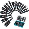 LIBRATON Set di dadi e driver magnetici, 16 punte per avvitatore a percussione, dadi da 1/4-9/16 e driver profondi da 1/4-4/3, azionamento SAE, cassetta degli attrezzi