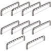 SOTECH 10 x SOTECH maniglie ad arco BG03e ACCIAIO INOX massiccio Ø 10 mm/BA 128 mm/Maniglie per mobili Maniglie per mobili