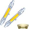 Xinwanhong R7S LED 118mm Lampadina, R7S LED Non Dimmerabile Lampada, Bianco naturale 4500K, Sostituzione 100W Lampada Alogena, LED COB, Lampadine R7S 20W, 1000 LM, 360° Luce Lineare, Nessuno Sfarfallio, Set di 2