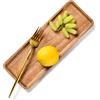 WhizNook Vassoio Legno Rettangolare, Vassoi Rettangolare, Vassoio Legno, Vassoio in Legno, Vassoio Legno in Legno, Vassoio Cucina Rettangolari,Vassoio Colazione per Frutta,Snack,Torte