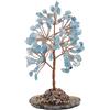 MINA HEAL Albero d'argento di cristallo per la guarigione dei Chakra Feng Shui Fortune Buona Fortuna Ricchezza e prosperità