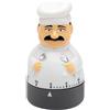 TNSLAND Timer da Cucina Meccanico a Forma di Chef, Sveglia Divertente, Breve Timer Cucina - Batterie Non Incluse