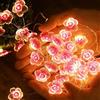 Joyan Decorazione Luci LED a Fiori di Ciliegio, 2M Ghirlanda con 20 Luci LED, Decorazione Primaverile per Interni, Alberi da Giardino e Terrazza