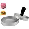 EHIOG Pressa per Hamburger, Pressa per Hamburger in Alluminio, 4.7'' Rotondi Stampo per Hamburger, Stampi per Hamburger, Macchina per Hamburger, Adatto per Patty, Cucina e BBQ