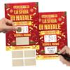 KAÏDENSÏ Gratta e Vinci Personalizzato Scherzo - La Sfida di Natale - Idee Regali Divertenti Natalizi Originali - Gadget Idea Regalo Natalizio Originale - Scherzi Compleanno Uomo Donna