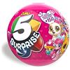 Zuru 5 Palline misteriose in Miniatura a Sorpresa (Ragazza)