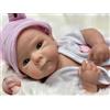 Gileutay 33cm Bambola in Silicone Pieno E Solido Ragazza Realistiche Bambole Reborn per Neonata Che Sembrano Bambini Della Vita Reale Giocattolo per Bambini