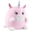 GAGAKU 30cm Unicorno Rosa Peluche Cuscino Giocattolo, Squishy Unicorno Carino Peluche Cuscino Giocattolo Abbracciabile, Kawaii Morbido Cuscino per Bambina Bambino Festa dei Bambini Compleanni Natale