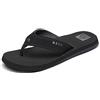 Reef Layback - Sandali infradito da uomo, con supporto per l'arco plantare, adatti all'acqua, nero, taglia 42
