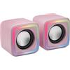 Mars Gaming MS1, Altoparlanti da Gioco 10W, sSubwoofer, 3.5mm Jack e USB, 6 Driver Audio