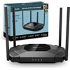 TP-Link TL-WA3001 Access Point Gigabit Wi-Fi 6 AX3000 Dual Band, Punto di Accesso, Modalità AP/Range Extender/Multi-SSID/Client, Passive PoE, Captive Portal, WPA3, Tecnologia MU-MIMO e Beamforming