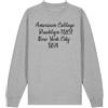 AMERICAN COLLEGE USA, Set di 2 Pezzi, Uomo, Donna, Felpa e Pantaloni, Sweat Shirt, Pant, Felpa, Maglione, Pantaloni, Sportivi, Lotto di 2, Unisex, Modello ACS25SET4 GREY XL