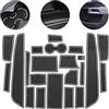 BIXUAN compatibile con Citroen C5 Aircross 2024 2023 2022 2021 2020 2019 Tappetino in Gomma Tappetini Antiscivolo per Portabicchieri Plancia di comando Auto Decorazione d'interni