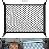 Zocipro Rete Bagagliaio Auto, Universale Rete Portaoggetti Auto Rete Elastica Bagagliaio con 4 Ganci, 100x80cm può Essere Estesa Fino 200x160cm, Rete Soffitto Tetto Organizer