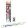LEDVANCE Linear Edge Sensor Lampada da incasso ad alto voltaggio con tecnologia RGBW, 30 cm, colore della luce selezionabile RGBW, dimmerabile, 4 W, 230 lm, 3000 K, bianco caldo, alluminio bianco,