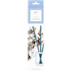 ipuro Essentials Scented Stick Cotton Fields Set con vaso bianco - Deodorante per ambienti con profumo delicato e polveroso ed elegante vaso in ceramica - Profumo di lunga durata senza liquidi -