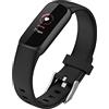 FunBand Cinturino per Fitbit Luxe, Braccialetto Sportivo Sport Braccialetto di Ricambio Cinturino Sostitutivo Silicone Orologi per Cinturino per Fitbit Luxe Smartwatch (1 Pack,Rosa Chiaro)