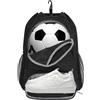 EHIOG Zaino Calcio,Zaino Sportivo,Zaino Piscina Bambino-Oxford Impermeabile con Tasca in Rete,Coulisse,Cerniera Esterna,Scomparto per Scarpe,per Uomo Donna Spiaggia,All'Aria Aperta, Escursionismo,Yoga