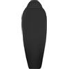 Sea to Summit Reactor Liner Mummy - Sacco a pelo unisex per adulti, adatto per attività outdoor, con isolamento migliorato e tecnologia a infrarossi, disponibile in nero, taglia 210 cm x 75 cm