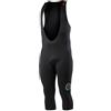 BIOTEX Salopette Win a 3/4 Termica Unisex per Ciclismo e Mountain Bike, Fondello Integrato, Intimo Tecnico Sportivo, Nero, Taglia II (M/L)