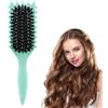 Ortviai Spazzola per Ricci Bounce, Spazzola per Ricci Multifunzionale, Spazzola per Styling Bounce Curl Define, Spazzola per Definizione Ricci Verde, Spazzola per Capelli Ricci per Pettinare