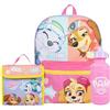Paw Patrol Zaino Everest E Skye Borsa Ragazza | Zaino Scuola Elementare Bambina | Zainetto Asilo Bambine | One Size Viola
