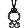FaithHeart Collana Uomo Vichinga Vintage Croce del Diavolo Rune Vichinghe Amuleto del Mito Nordico Collana in Pelle Intrecciata Regalo Compleanno