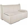 EVERGREENWEB MATERASSI & BEDS EVERGREENWEB Divano Letto 3 Posti con Materasso Matrimoniale 140x190 Prontoletto RICHIUDIBILE Rivestimento con Balze SFODERABILE e Lavabile Coppia Cuscini SUPERSOFT Abbinati color Panna EVENING LUXURY
