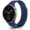 NicMool 20MM Cinturino per Amazfit Active 2/Active/GTR Mini/GTS 4/GTS 4 Mini/Bip 3/Bip 3 Pro, Acciaio Inossidabile Magnetico Metallo Braccialetto per GTS 3/GTS 2e/GTS 2 Mini/GTS 2/GTS - Blu