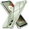 iVoler Cover per Motorola Moto G55 5G, Custodia Antiurto Trasparente per Assorbimento degli Urti con Paraurti in TPU Morbido, Sottile Morbida in Silicone TPU Protettiva Case