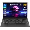 Lenovo, Notebook Portatile, Display 15,6 Full HD, Intel Core i5-13420H, Ram 16GB DDR4, 256GB SSD NVMe + HDD 500Gb, Pc Portatile Windows 11 Pro